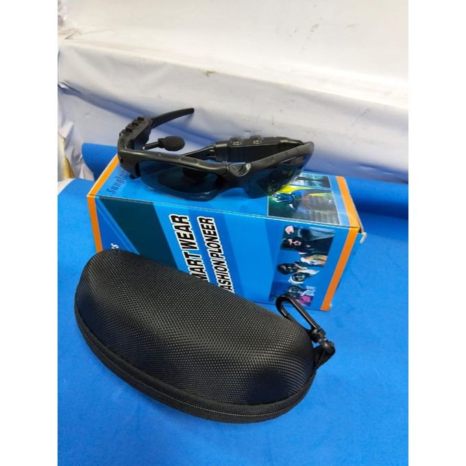 Smart Glasses Waterproof Tablets UV Sunglasses Black Lenses_2_image