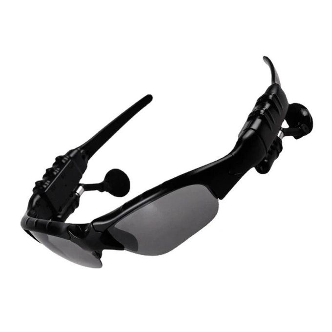Smart Glasses Waterproof Tablets UV Sunglasses Black Lenses_0_image