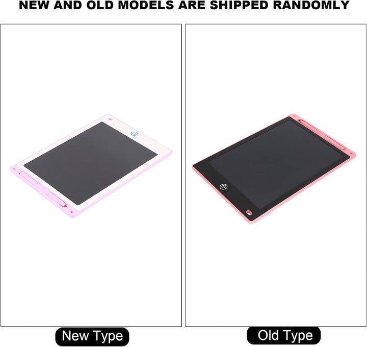 flexman 10 LCD Writing Board, Reusable Notebook with Stylus, 100,000 Times Doodle Board, for Kids Friends Family (Light Pink)_4_image