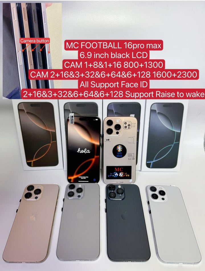 MC FOOTBALL 16 Pro Max – 6.9" Display, Face ID, High-Performance Storage_4_image