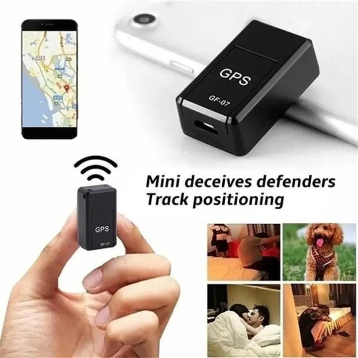 GF07 Mini Smart GPS Real-Time Tracking Locator Black_1_image